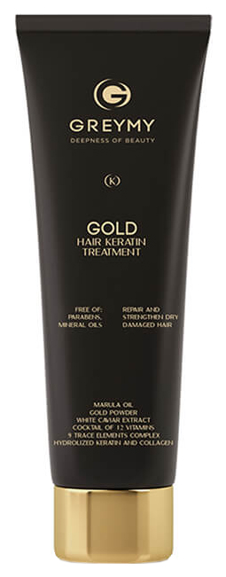 Крем для волос Greymy professional Gold Hair Keratin Treatment 100 мл