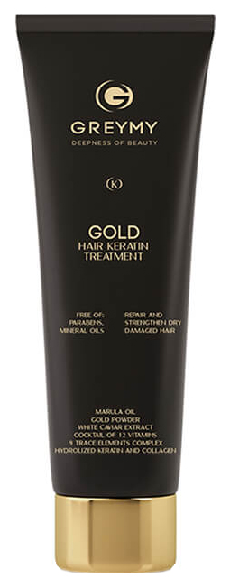 фото Крем для волос greymy professional gold hair keratin treatment 100 мл