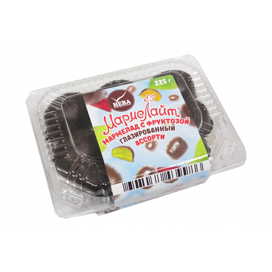 

Мармелад Нева мармелайт ассорти с фруктозой глазированный 225 г