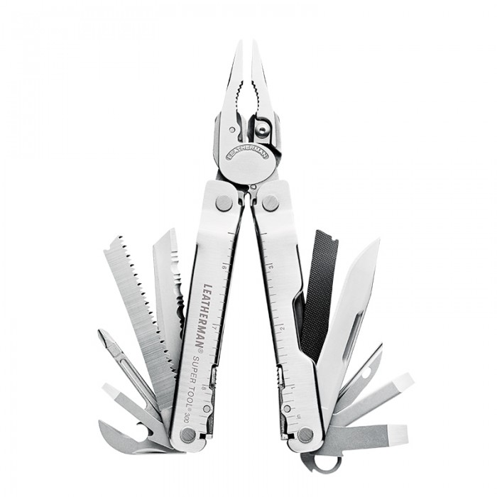 Мультитул Leatherman SuperTool 300, серебристый, 19 опций