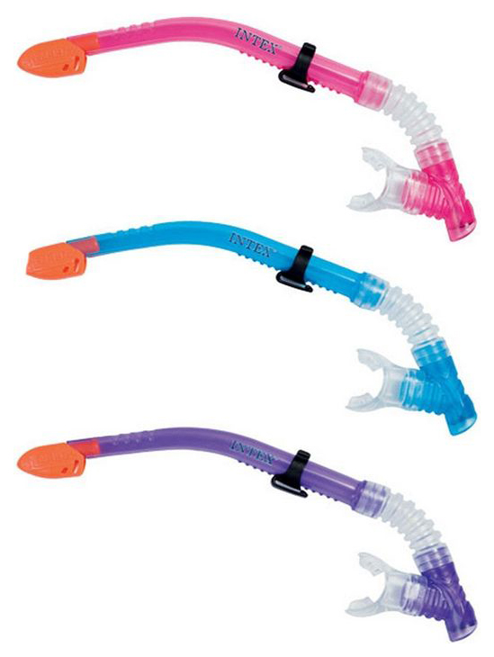 фото Трубка для плавания intex easy flow с55928, от 8 лет, цвет в ассортименте