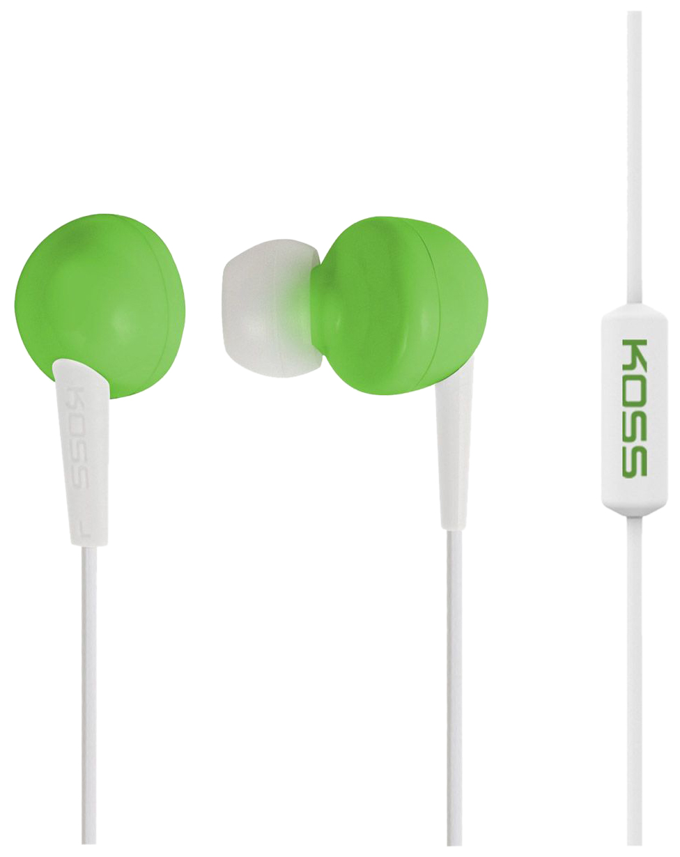 фото Наушники koss keb6i white/green