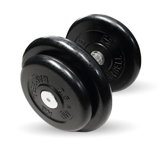 

Гантель обрезиненная MB Barbell Atlet MB-FdbM-B16 16 кг, MB-FdbM-B16