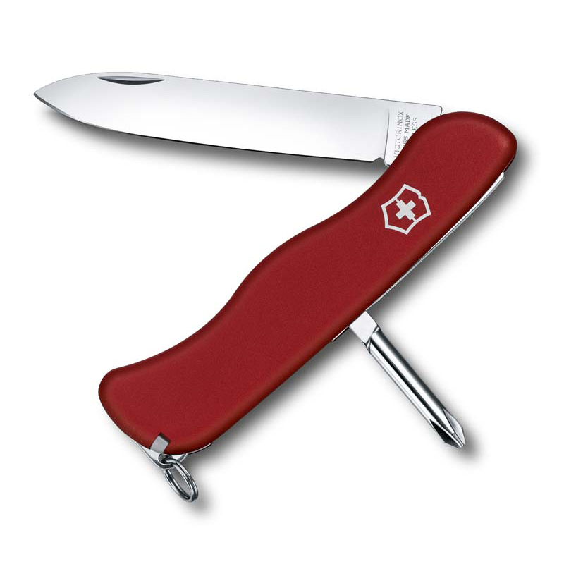 

Мультитул Victorinox Cowboy 0.8923 111 мм красный, 5 функций, Cowboy