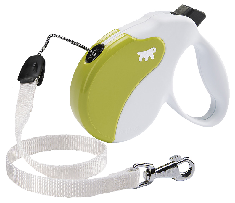 

Поводок-рулетка Ferplast Amigo Cord Large ,500см белый, зеленый, Amigo
