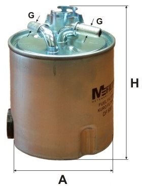 

Фильтр топливный MFILTER DF 680