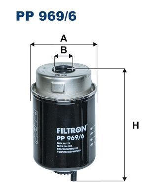 фото Фильтр топливный filtron pp969/6