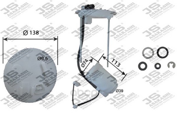 Фильтр топливный JS Asakashi FS23002