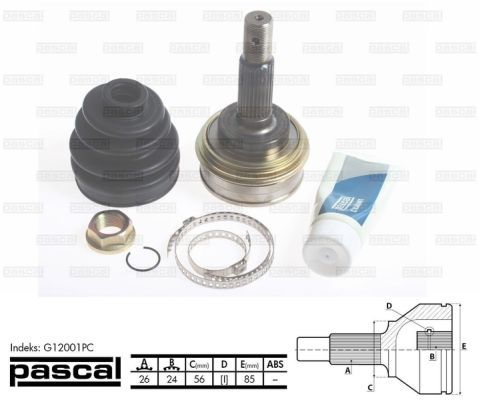

Шрус PASCAL G12001PC