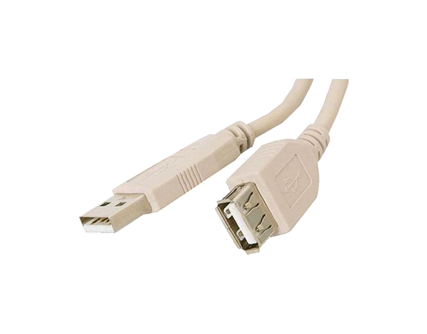 фото Кабель atcom usb a-usb a, m-f 1,8м white (at16614)