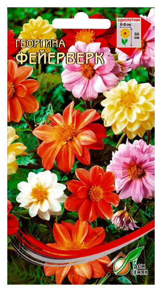 

Семена георгин Дом семян Фейерверк 222696 1 уп.