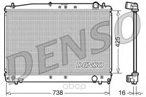 

Радиатор 425x738 Denso DRM50033
