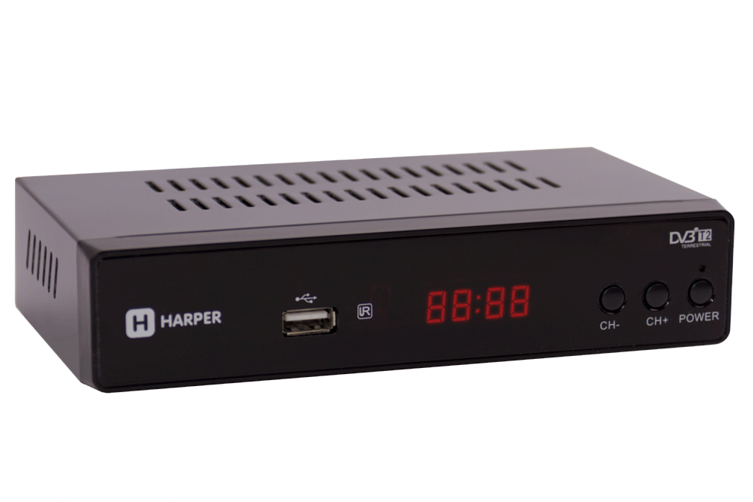 фото Dvb-t2 приставка harper hdt2-5010 black