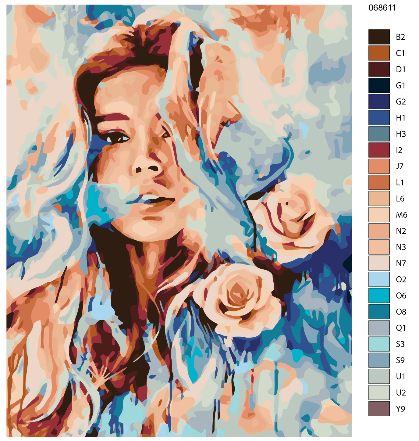 

Картина по номерам, 40 x 50, KTMK-068611, KTMK-068611
