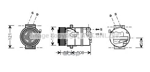 фото Компрессор кондиционера ava quality cooling olak438