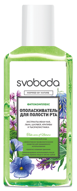 

Ополаскиватель для полости рта SVOBODA фито-комплекс, 308г