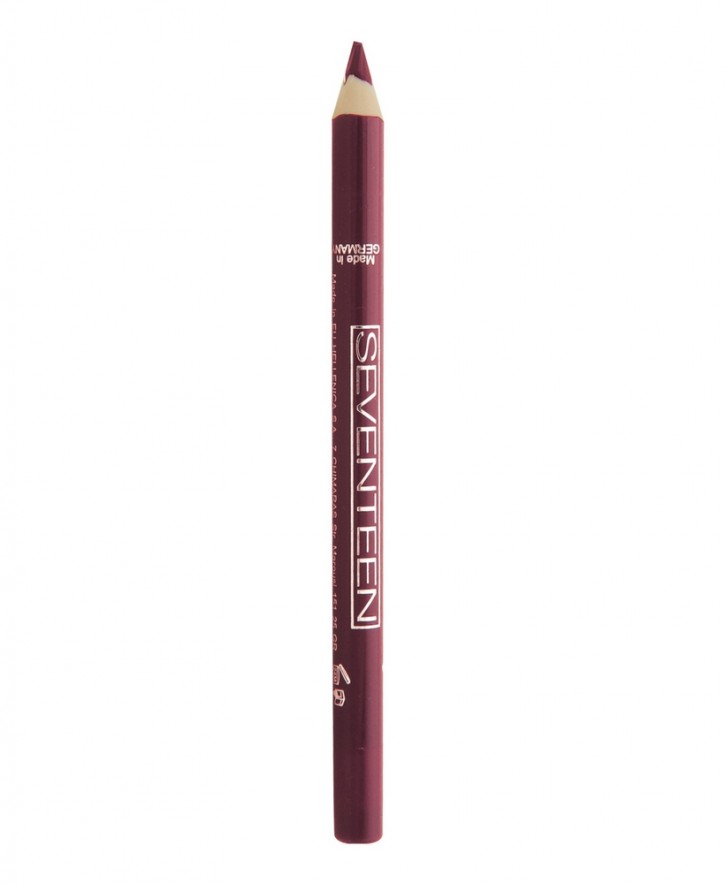 фото Карандаш для губ seventeen "super smooth w/p lip liner т.15 кроваво красный