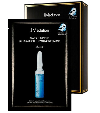 фото Маска для лица jm solution water luminous s.o.s ampoule hyaluronic mask, 10 шт