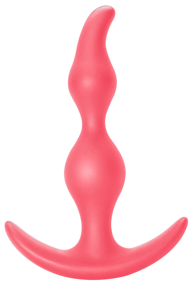 фото Пробка для анальных ласк bent anal plug first time, 13 см lola toys