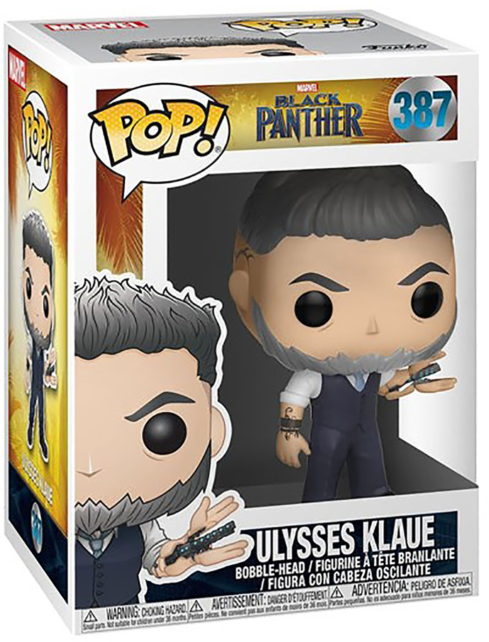 

Фигурка-головотряс Funko POP! Bobble: Black Panther: Ulysses Klaue