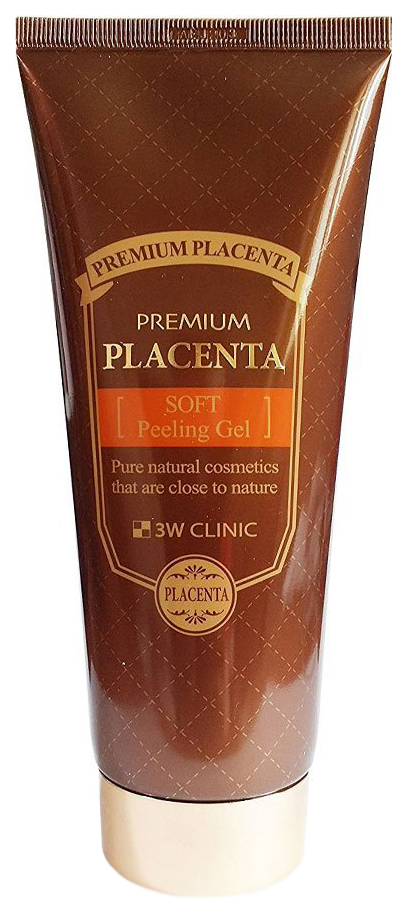 Пилинг для лица 3W Clinic Premium Placenta Soft Peeling Gel 180 мл puppia шлейка для собак дышащая светоотражающая soft чёрная s южная корея