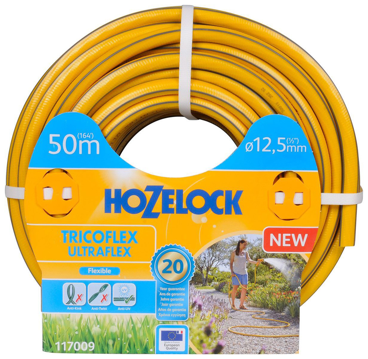 Шланг для полива Hozelock Tricoflex ultraflex 117009 1/2 50 м