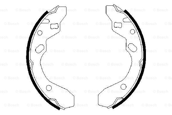 

Комплект тормозных колодок BOSCH 0 986 487 417