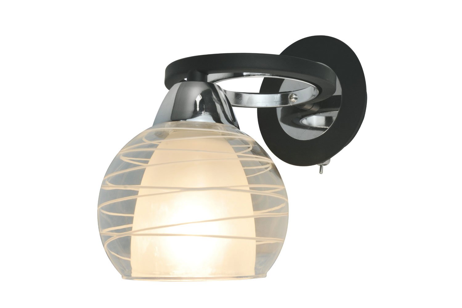 фото Бра arte lamp a1604ap-1bk e14