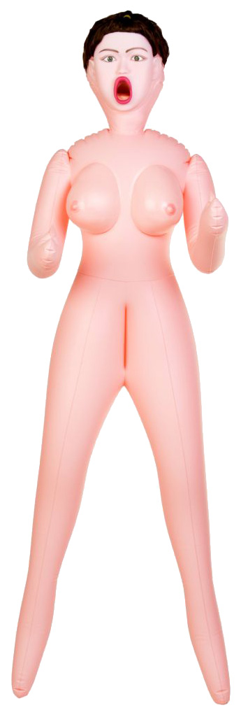 фото Надувная секс-кукла toyfa dolls-x passion №2 с тремя любовными отверстиями