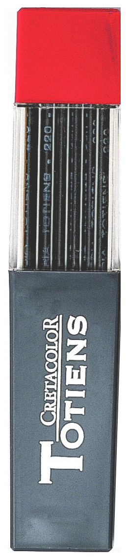 фото Набор чернографитных стержней для цангового карандаша "totiens", твёрдость 4b, 6 штук cretacolor