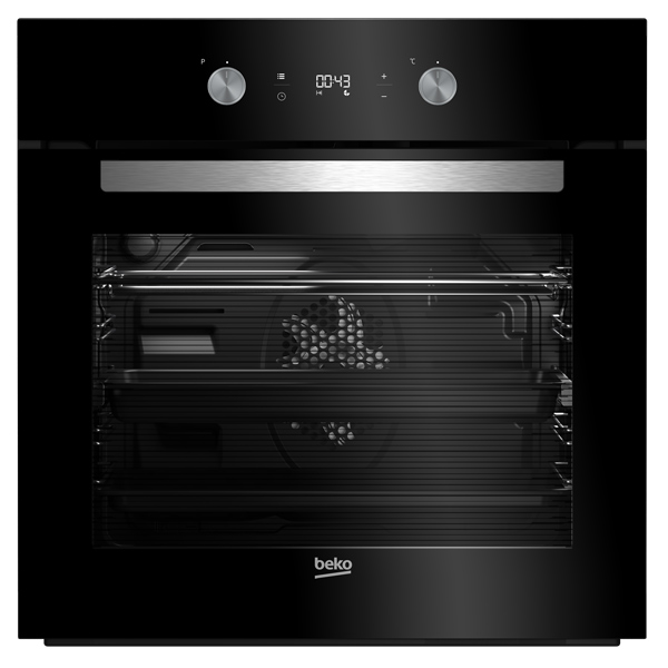 фото Встраиваемый электрический духовой шкаф beko bim24301bcs black