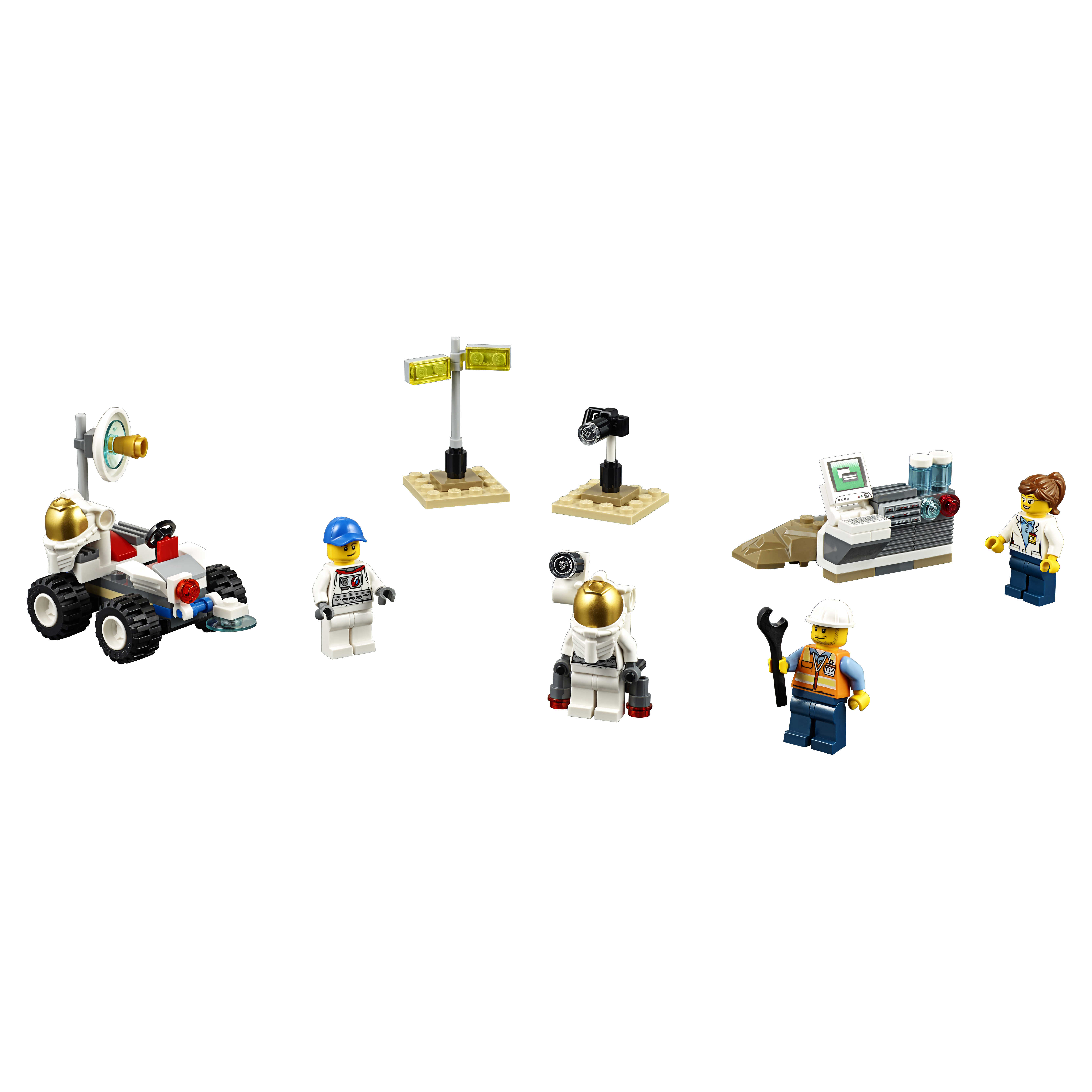 Конструктор LEGO City Space Port Набор для начинающих Космос (60077) конструктор lego city coast guard набор для начинающих береговая охрана 60163