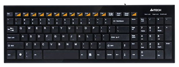 

Клавиатура A4Tech KX-100 Black, KX-100