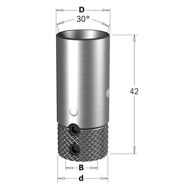 Патрон для свёрел на станок VITAP (APA70) D=10x16 LT=42 RH/LH 360.101.00