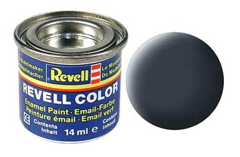 фото Эмалевая краска сине-серая рал 7031 матовая revell