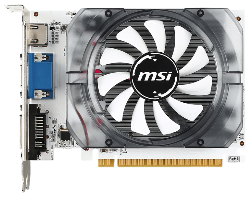 

Видеокарта MSI NVIDIA GeForce GT 730 (N730-4GD3V2), Черный, GeForce GT 730