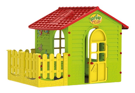 

Домик Mochtoys с забором, домик с забором