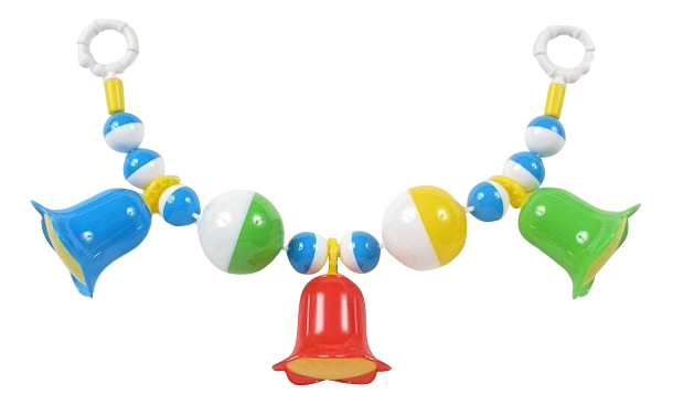 фото Подвесная игрушка stellar "погремушка с шариками и колокольчиками" 01544