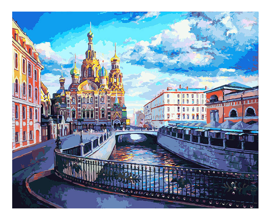 

Раскраска по номерам Белоснежка Храм Спаса на Крови, храм Спаса на Крови