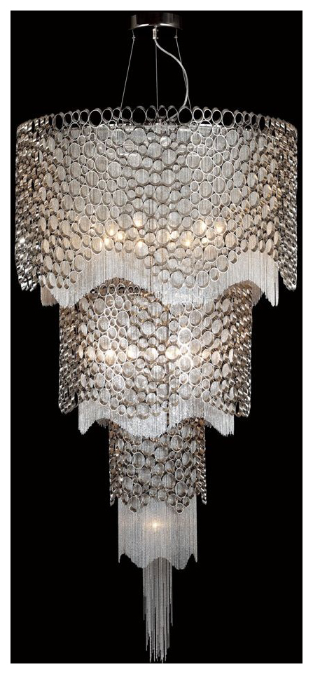 фото Подвесной светильник crystal lux hauberk sp-pl12+8+4