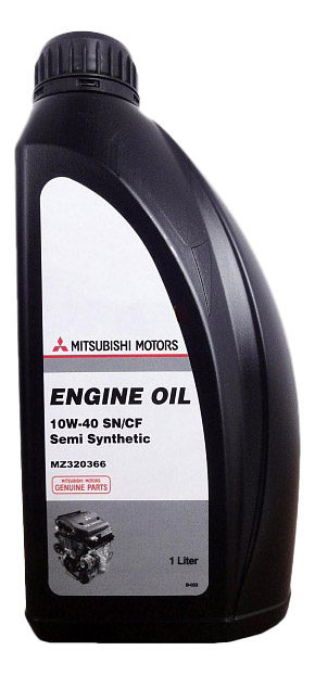 фото Моторное масло mitsubishi engine oil semi-syntheic sn/cf 10w-40 1л