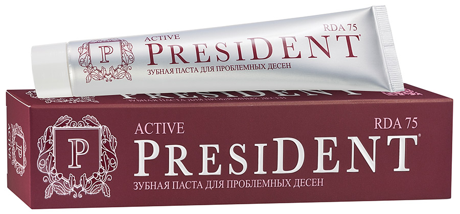 Купить Зубная паста President Active 75 мл