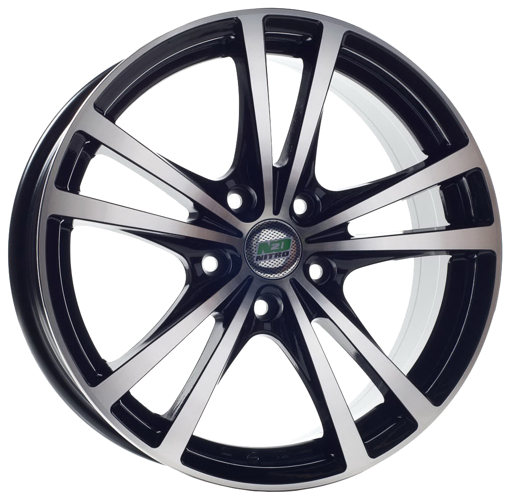 

Колесный диск Nitro Y9114 R16 7J PCD5x120 ET34 D72.6 (41026369), Черный;серебристый