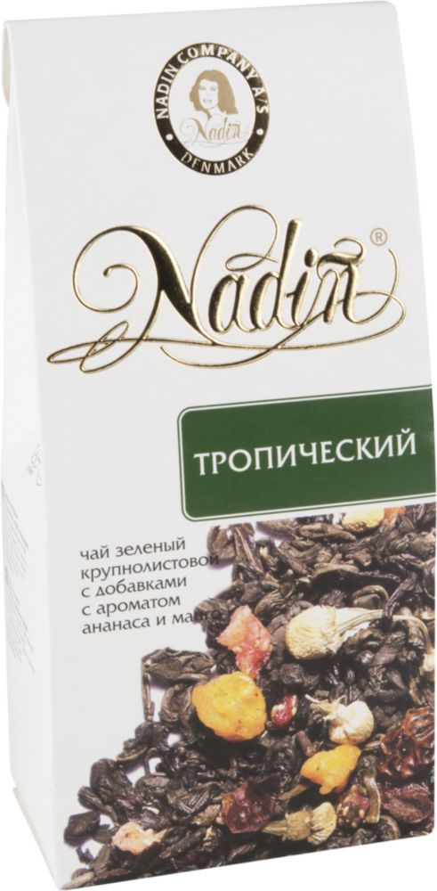 фото Чай зеленый nadin тропический 50 г