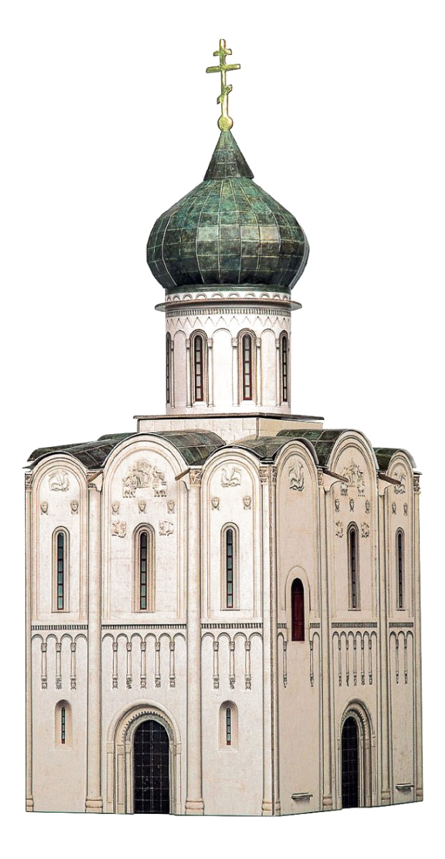 Модели для сборки УмБум Церковь покрова на Нерли Россия