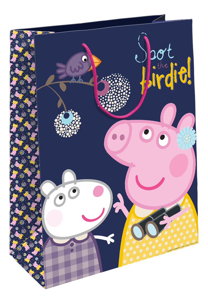 

Пакет подарочный Пеппа и птица Peppa Pig 31382, Пеппа и птица