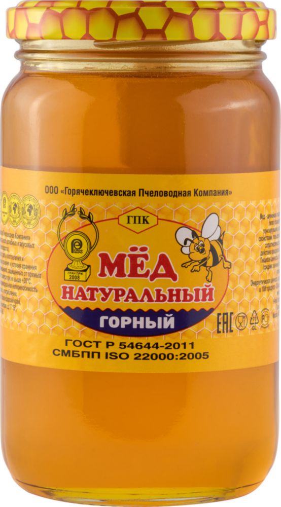 Мед натуральный ГПК горный 500 г