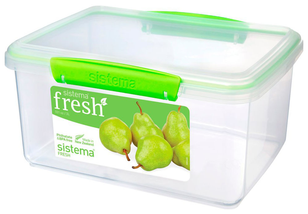 

Контейнер Sistema Rectangle Fresh 951830 Зеленый, Зеленый;прозрачный