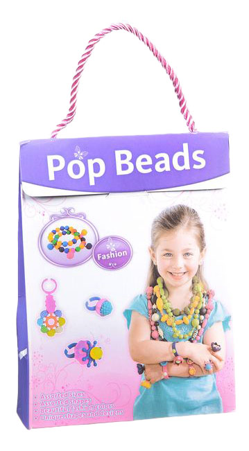 фото Набор бусин gratwest pop beads фиолетовый