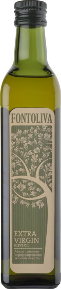 Масло оливковое Fontoliva extra virgin нерафинированное 500 мл